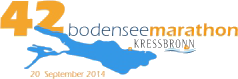 Logo 42. Bodensee Marathon