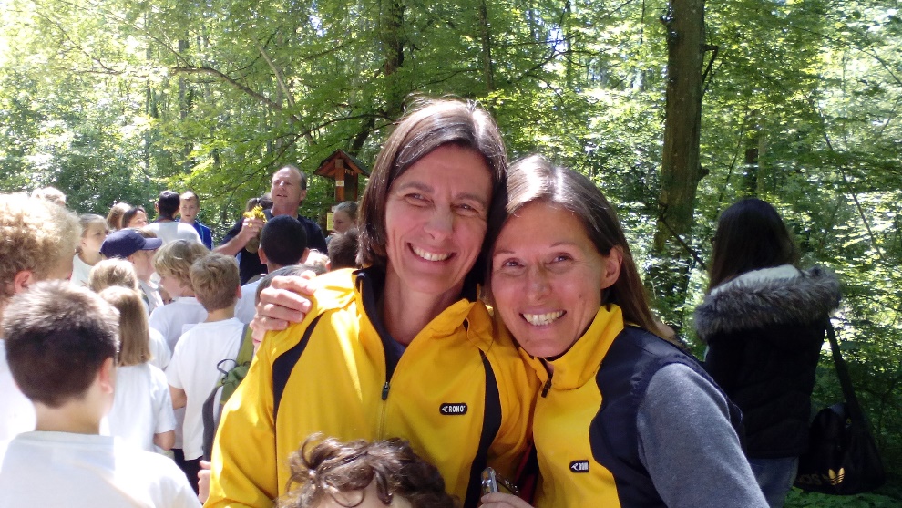 Unsere Helferinnen vom LT Beate und Marina waren ebenfalls gut gelaunt!